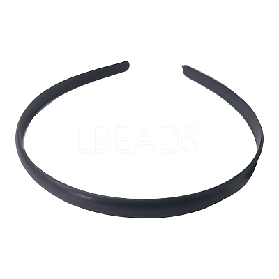 Plain Headwear Hair Accessories Plastic Hair Band Findings OHAR-S186-02-1-1