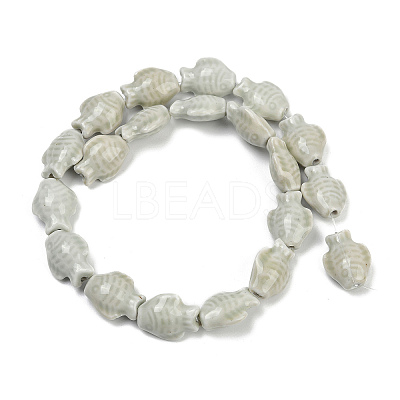 Handmade Porcelain Beads Strands PORC-P030-01A-05-1