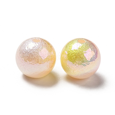 UV Plating Iridescent ABS Plastic Beads SACR-A001-05A-1
