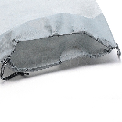 Blank Non-Woven DIY Craft Drawstring Storage Bags ABAG-TAC0002-02D-04-1