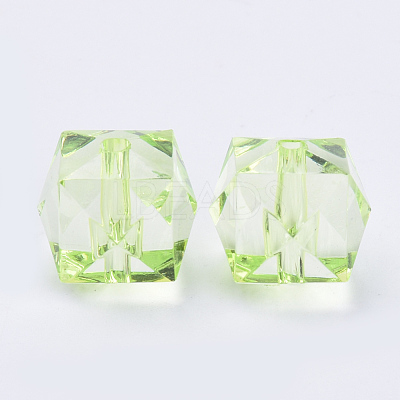 Transparent Acrylic Beads X-TACR-Q259-8mm-V32-1