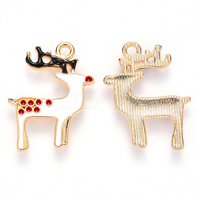 Alloy Enamel Pendants ENAM-S121-011-1