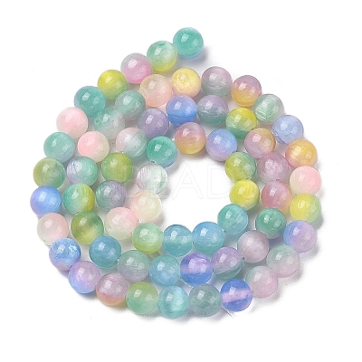 Natural Selenite Beads Strands X-G-Q162-A01-01A-01-1