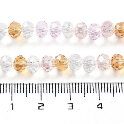 Glass Beads Strands EGLA-A034-M6mm-23-1