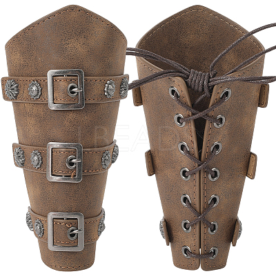 Imitation Leather Cuff Cord Bracelets AJEW-WH20033-034A-1