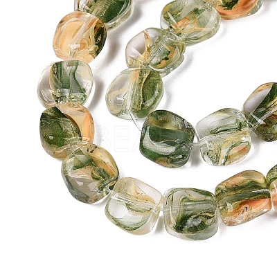 Handmade Lampwork Beads Strands LA-N046-01G-1