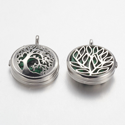 Synthetic Malachite Pendants G-G910-B01-1