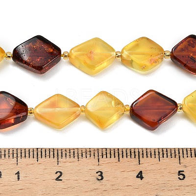 Natural Amber Beads Strands G-Z106-D01-1