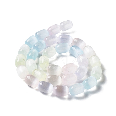 Natural Selenite Beads Strands G-F750-M01-1