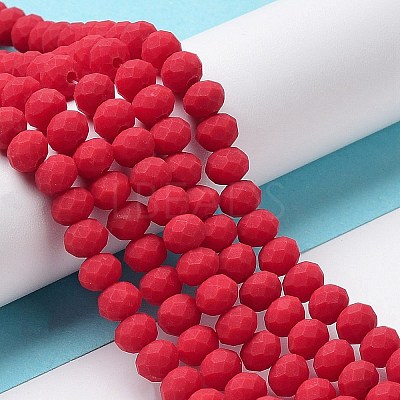 Glass Beads Strands EGLA-A034-P4mm-MD22-1