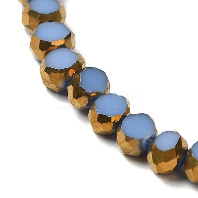 Electroplate Glass Beads Strands X-EGLA-P061-01A-08-1