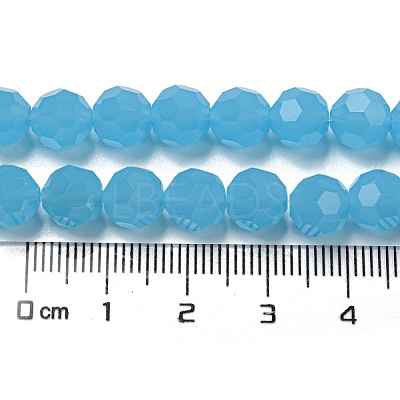 Imitation Jade Glass Beads Stands EGLA-A035-J8mm-D04-1