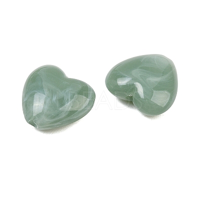 Two-tone Opaque Acrylic Beads AC-CBA8E7E-01K-1