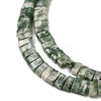 Natural Green Spot Jasper Beads Strands G-Z045-A02-01-1