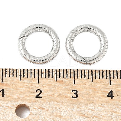 925 Sterling Silver Spring Gate Rings STER-S012-09P-1