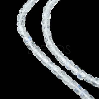 Natural Rainbow Moonstone Beads Strands G-F748-Z01-01-1