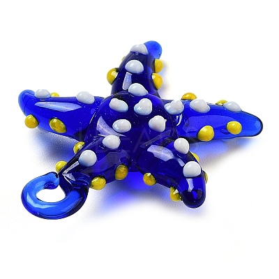 Handmade Lampwork Pendants LAMP-A004-05D-1