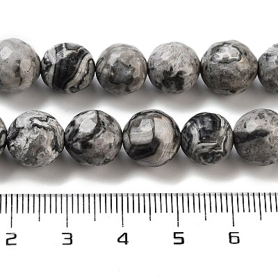 Natural Map Stone/Picasso Stone/Picasso Jasper Strands G-G099-10mm-27-1