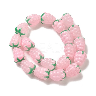 Handmade Lampwork Beads Strands LAMP-G162-05H-1