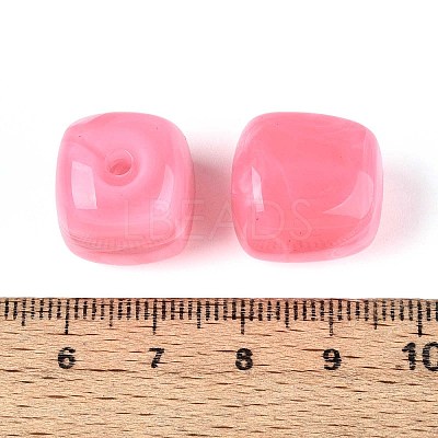 Opaque Acrylic Beads X-OACR-ZX006-33D-1
