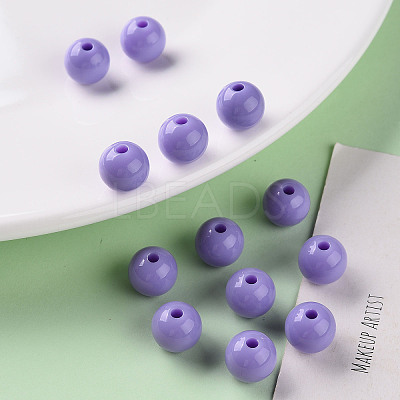 Opaque Acrylic Beads X-MACR-S370-C10mm-A32-1