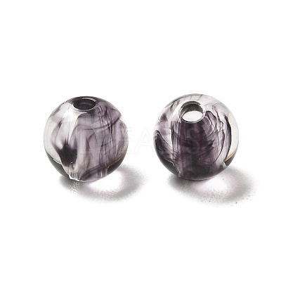 Imitation Jade Acrylic Beads MACR-G066-01I-1