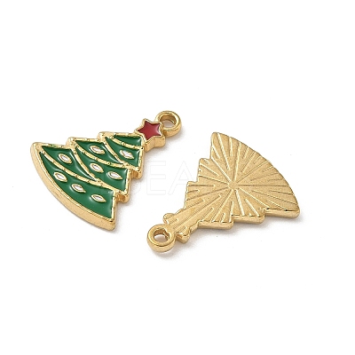 304 Stainless Steel Enamel Pendants STAS-L300-012G-16-1