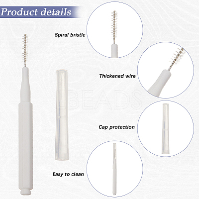 10Pcs Plastic Cleaning Brushes AJEW-CN0004-02-1