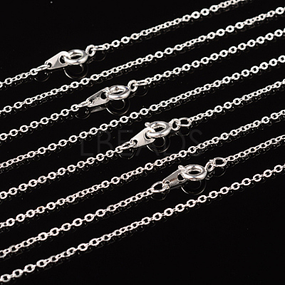 Brass Cable Chain Necklace SW028-S-1