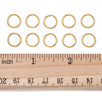 Brass Open Jump Rings KK-FS0001-23A-1