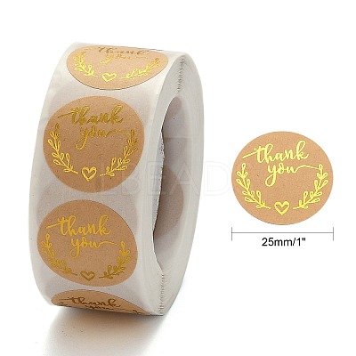 1 Inch Thank You Stickers DIY-G013-A11-1