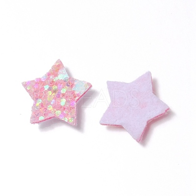 Glitter Non Woven Fabric Decoration Accessories AJEW-WH0002-11F-1