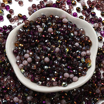Transparent Glass Beads GLAA-G116-04B-1