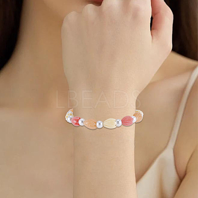 120Pcs 6 Colors Dyed Synthetic Coral Beads CORA-SC0001-28B-1