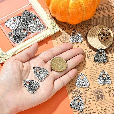 20Pcs 4 Styles Tibetan Style Alloy Pendants TIBEP-CJ0003-36-1