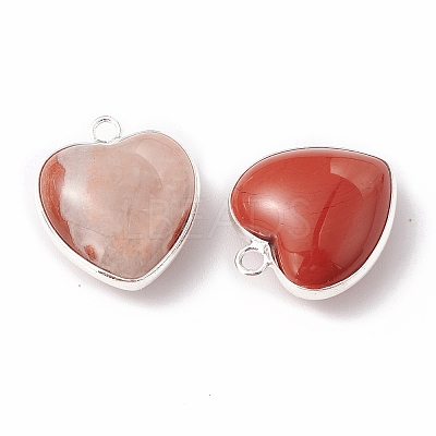 Natural Red Jasper Pendants G-C005-01S-18-1