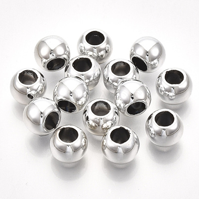 UV Plating ABS Plastic European Beads CCB-S162-28H-04-1