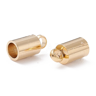 201 Stainless Steel Cord Ends X-STAS-H410-20G-I-1