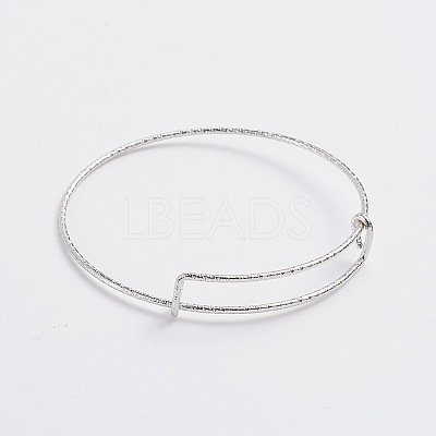 Adjustable Iron Bangle Making BJEW-TAC0003-01P-1