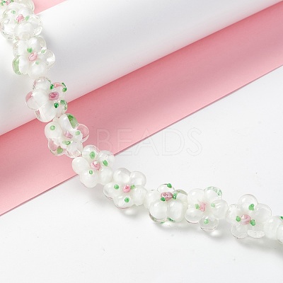 Handmade Lampwork Beads Strands LAMP-D015-08K-1