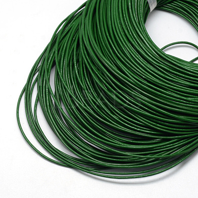 Spray Painted Cowhide Leather Cords WL-R001-2.0mm-30-1