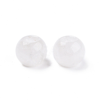 Natural Quartz Crystal European Beads X-G-T092-10mm-24-1