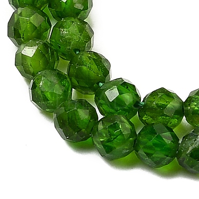 Natural Green Diopside Beads Strands G-NH0046-A01-02-1
