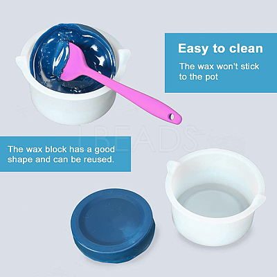 Reusable & Removable Waxing Pots AJEW-GA0003-03-1