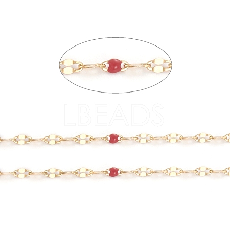 Handmade 304 Stainless Steel Dapped Chains CHS-D026-16B-G-1