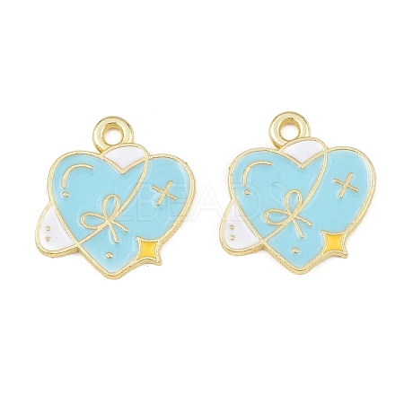 Alloy Enamel Pendants AL-CBA0485-02A-G02-1
