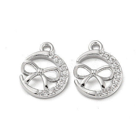Brass Micro Pave Cubic Zirconia Charms LS-KK-H460-58P-1