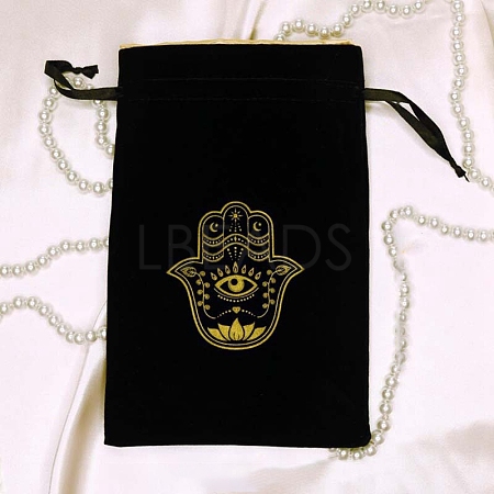 Rectangle Velvet Jewelry Packing Pouches WICR-PW0013-01-1