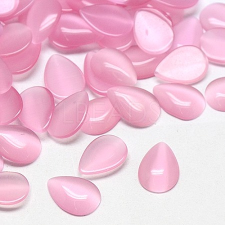 Cat Eye Cabochons CE-J001-4x6mm-12-1