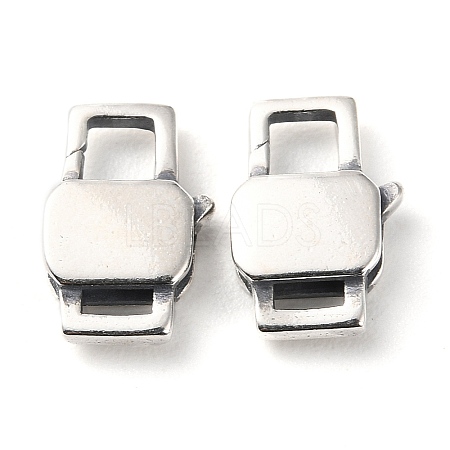 925 Thailand Sterling Silver Lobster Claw Clasps STER-D003-01A-P-1
